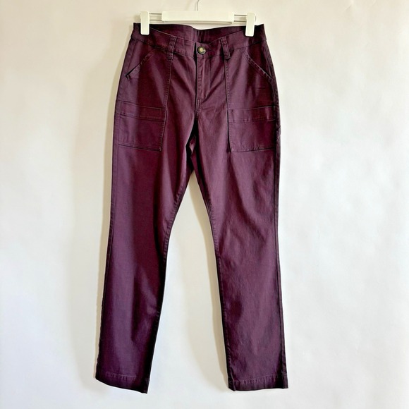 CAbi Denim - Cabi Deep Plum Carpenter Pant 10 NWT 3926 Purple Goth Whimsigoth Lyocell Cotton
